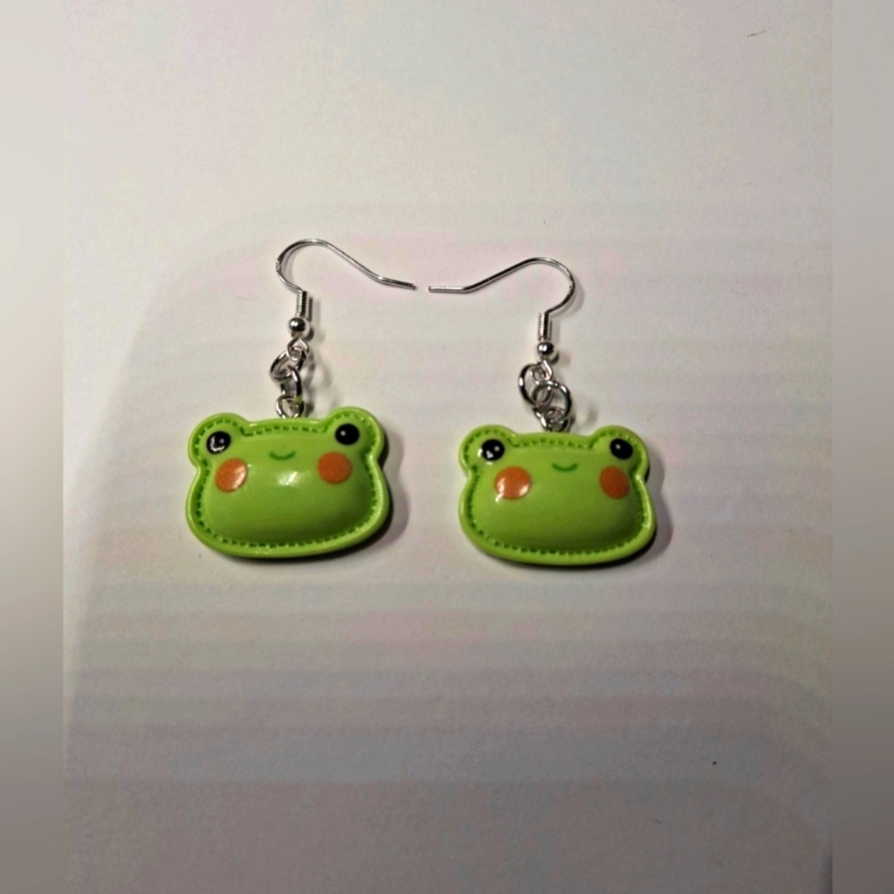 Frog earrings